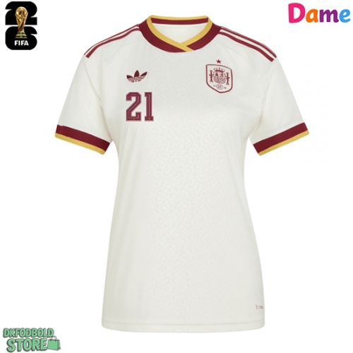 Spanien Mikel Oyarzabal #21 Replika Udebanetrøje Dame VM 2026 Kortærmet